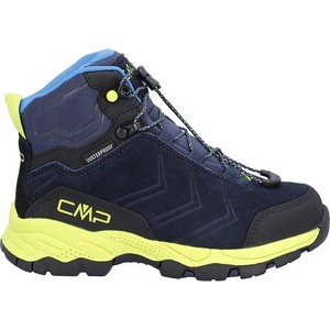 Granatowe buty trekkingowe dziecięce CMP ze skóry sznurowane