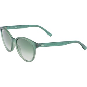 Zielone okulary damskie Lacoste