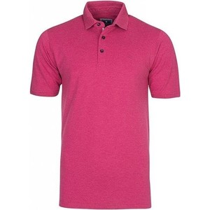 Różowa koszulka polo Redmond z bawełny