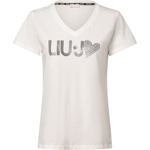 T-shirt Liu-Jo w młodzieżowym stylu z krótkim rękawem z bawełny