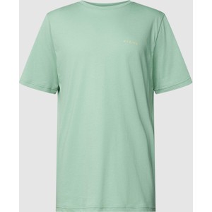 Zielony t-shirt Mazine z krótkim rękawem