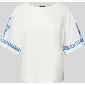 T-shirt MaxMara z krótkim rękawem z bawełny w młodzieżowym stylu