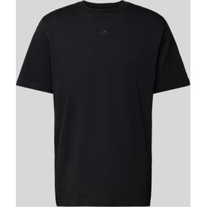 Czarny t-shirt Adidas Sportswear w stylu casual z bawełny