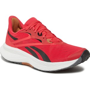 Czerwone buty sportowe Reebok sznurowane w sportowym stylu