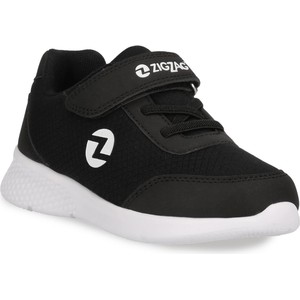 Czarne buty sportowe dziecięce Zigzag na rzepy