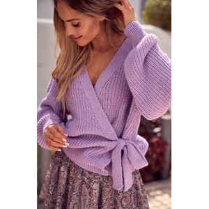 Fioletowy sweter MOE