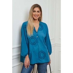 Bluzka Plus Size Company z bawełny w stylu casual