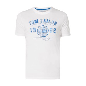 T-shirt Tom Tailor z bawełny w młodzieżowym stylu