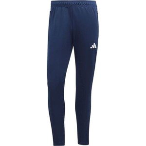Granatowe spodnie Adidas w sportowym stylu