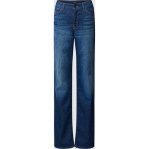Granatowe jeansy Marc Cain w stylu casual