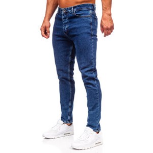 Granatowe jeansy Denley