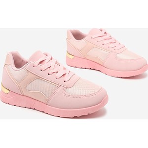 Różowe buty sportowe Royalfashion.pl w sportowym stylu