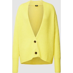 Żółty sweter Joop! w stylu casual z alpaki