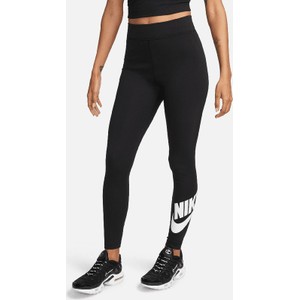 Czarne legginsy Nike z bawełny w sportowym stylu