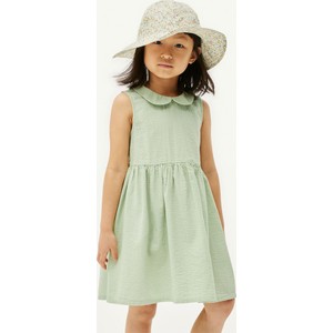 Zielona sukienka dziewczęca H & M z tkaniny