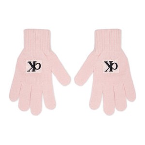 Różowe rękawiczki Calvin Klein
