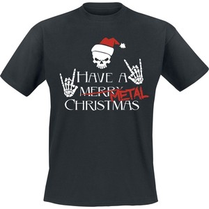 T-shirt Emp w bożonarodzeniowy wzór z krótkim rękawem