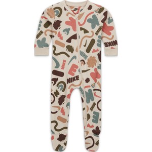 Pajacyk dla niemowląt Nike Sportswear Primary Play Footed Coverall - Biel