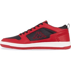 Czerwone buty sportowe Kappa sznurowane