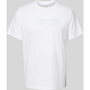 T-shirt Levis z bawełny z krótkim rękawem w młodzieżowym stylu