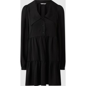 Czarna sukienka Only mini z długim rękawem