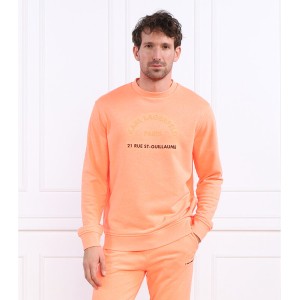Pomarańczowa bluza Karl Lagerfeld w młodzieżowym stylu
