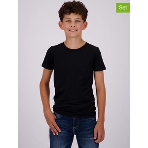 Czarna koszulka dziecięca Vingino dla chłopców