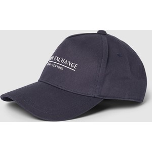 Granatowa czapka Armani Exchange
