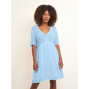 Niebieska sukienka Kaffe w stylu casual mini