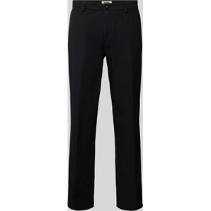 Czarne spodnie CG - Club of Gents w stylu casual z bawełny