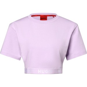 Bluzka Hugo Boss z krótkim rękawem z okrągłym dekoltem