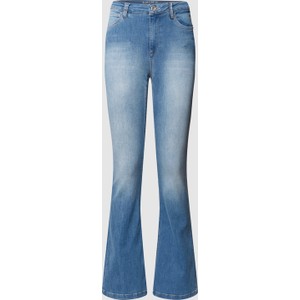 Niebieskie jeansy Blue Fire Jeans z bawełny w street stylu