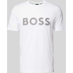 T-shirt Hugo Boss z krótkim rękawem z bawełny z nadrukiem
