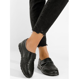 Półbuty Zapatos ze skóry w stylu casual sznurowane