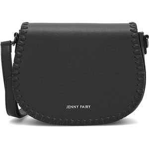 Czarna torebka Jenny Fairy na ramię matowa w młodzieżowym stylu