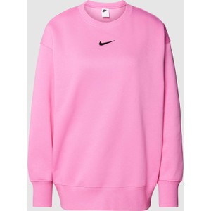 Różowa bluza Nike w stylu casual
