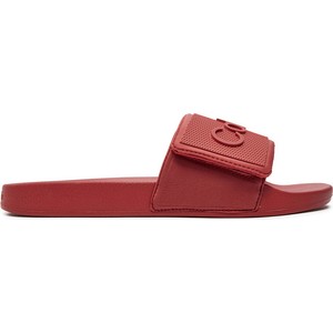 Czerwone buty letnie męskie Calvin Klein w sportowym stylu