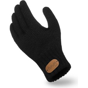 Czarne rękawiczki PaMaMi