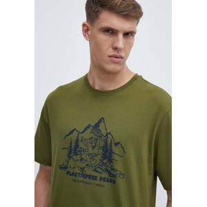 T-shirt The North Face z krótkim rękawem z bawełny w sportowym stylu