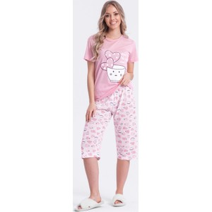 Różowa piżama Edoti