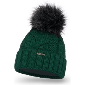 Zielona czapka PaMaMi