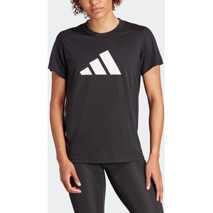 Czarna bluzka Adidas w sportowym stylu
