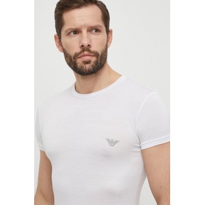 T-shirt Emporio Armani w stylu casual z krótkim rękawem z nadrukiem