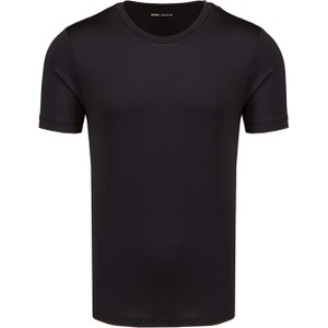 Czarny t-shirt POC z krótkim rękawem w stylu casual