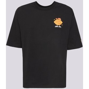 Czarny t-shirt New Era z nadrukiem w street stylu