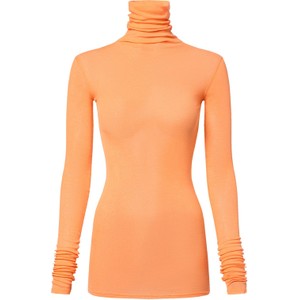Pomarańczowa bluzka American Vintage z długim rękawem