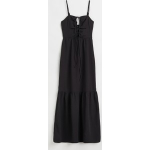 Czarna sukienka H & M na ramiączkach