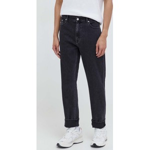 Czarne jeansy Tommy Jeans w stylu casual z bawełny
