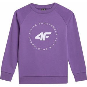 Fioletowa bluza dziecięca 4F