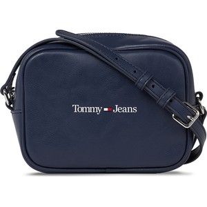 Granatowa torebka Tommy Jeans na ramię matowa